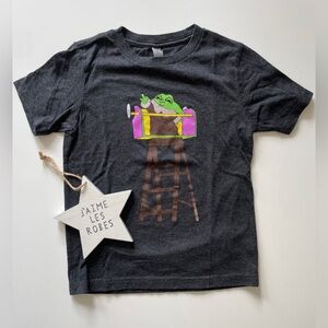 Next Level Apparel Kids Tee - Deep Dark Blue with Green, Gold and Purple Yoda